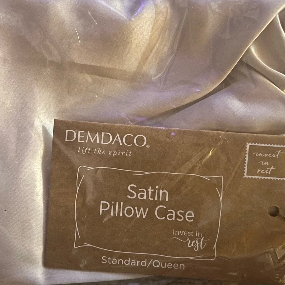 ✅Demdaco Satin Grey Pillowcase Set of 2 - Invest in Rest